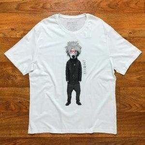 Eleven Paris Pets Rock Dog Graphic Tee Shirt XXL